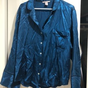 Victoria’s Secret satin pajama top